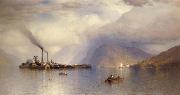 Colman Samuel Storm King on the Hudson USA oil painting artist